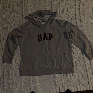 GAP Gray Hoodie with Blue & Red Logo